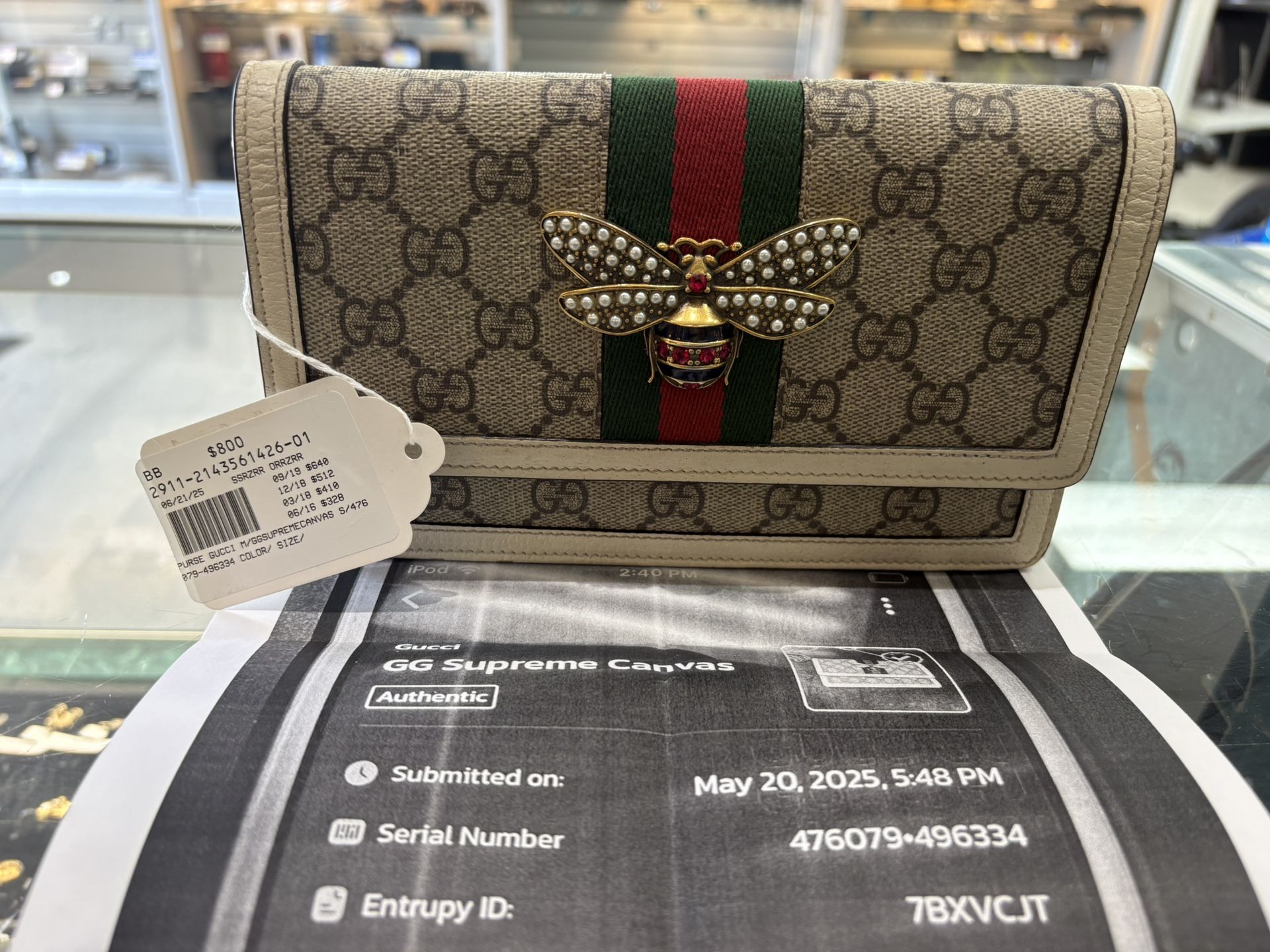 Gucci GG Supreme Canvas