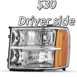 😀 TUSDAR Fit for 2007-2013 GMC Sierra 1500 Driver Side Headlight Assembly 07-14 GMC Sierra,