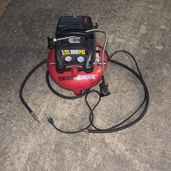 3 Gallon Oilless Central Pneumatic Air Compressor 