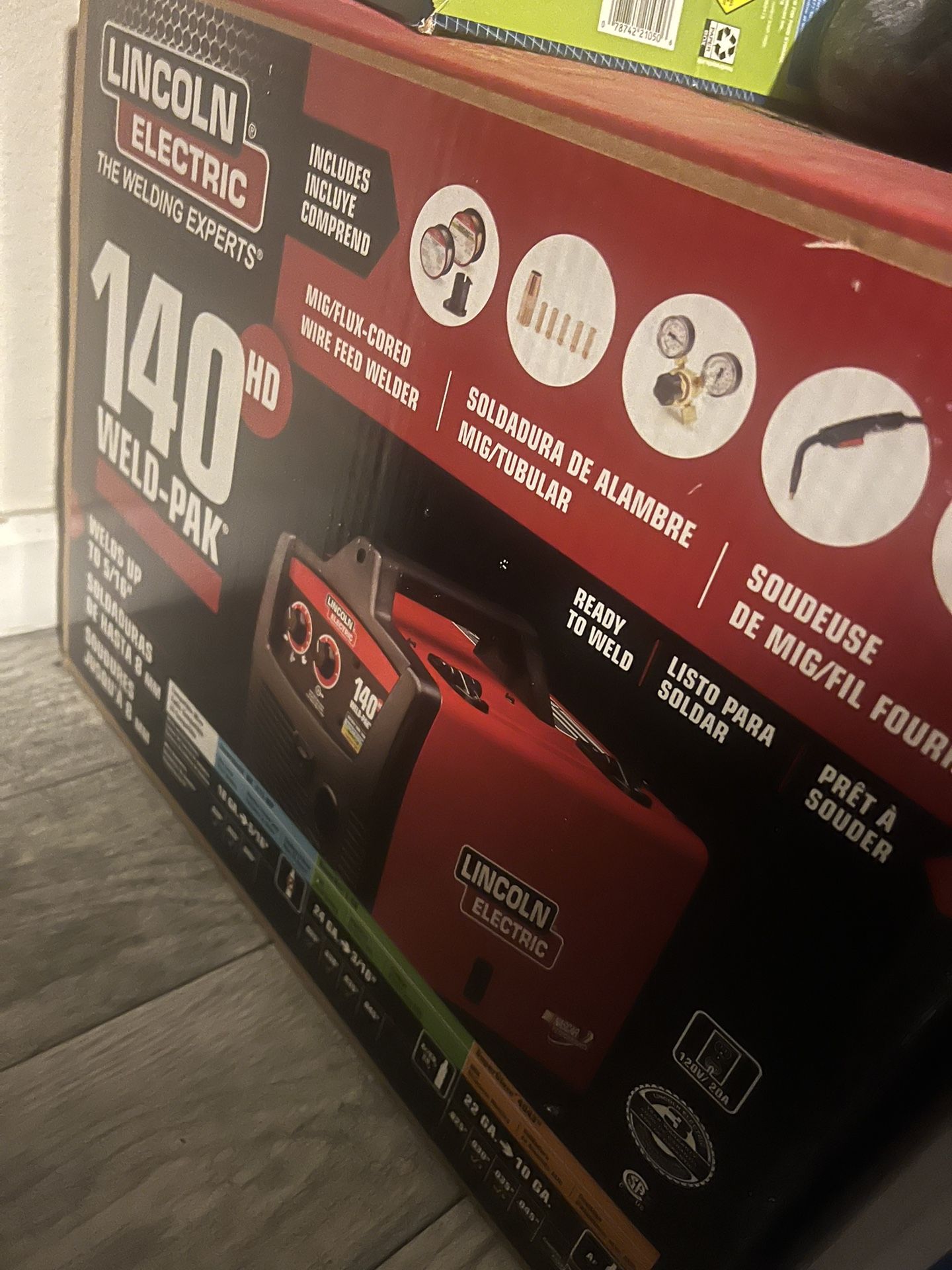 Lincon 140 Welding Kit Brand New In Box