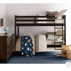 Twin Over Twin Miller Wood Bunk Bed