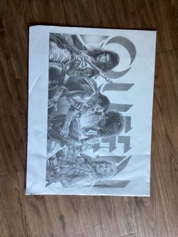 Black and white print