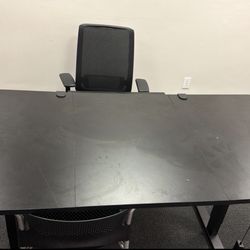 Electronic Black Stand Up Desk