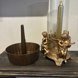 10 Candle Holders & Floral Arrangement Container $8 Each 