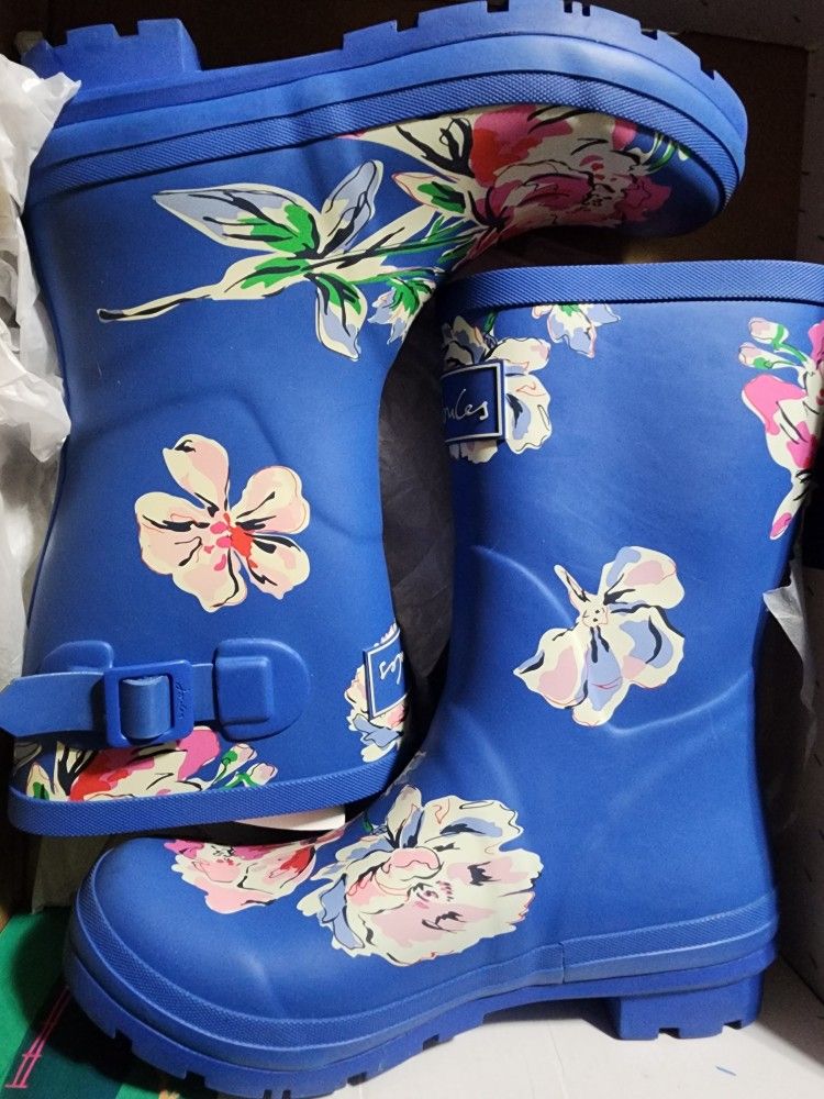 Joules Rain Boots Size 8