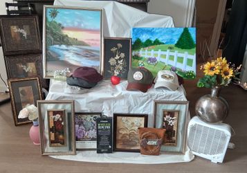 Decorative items caps hats fan etc.  All Make offer
