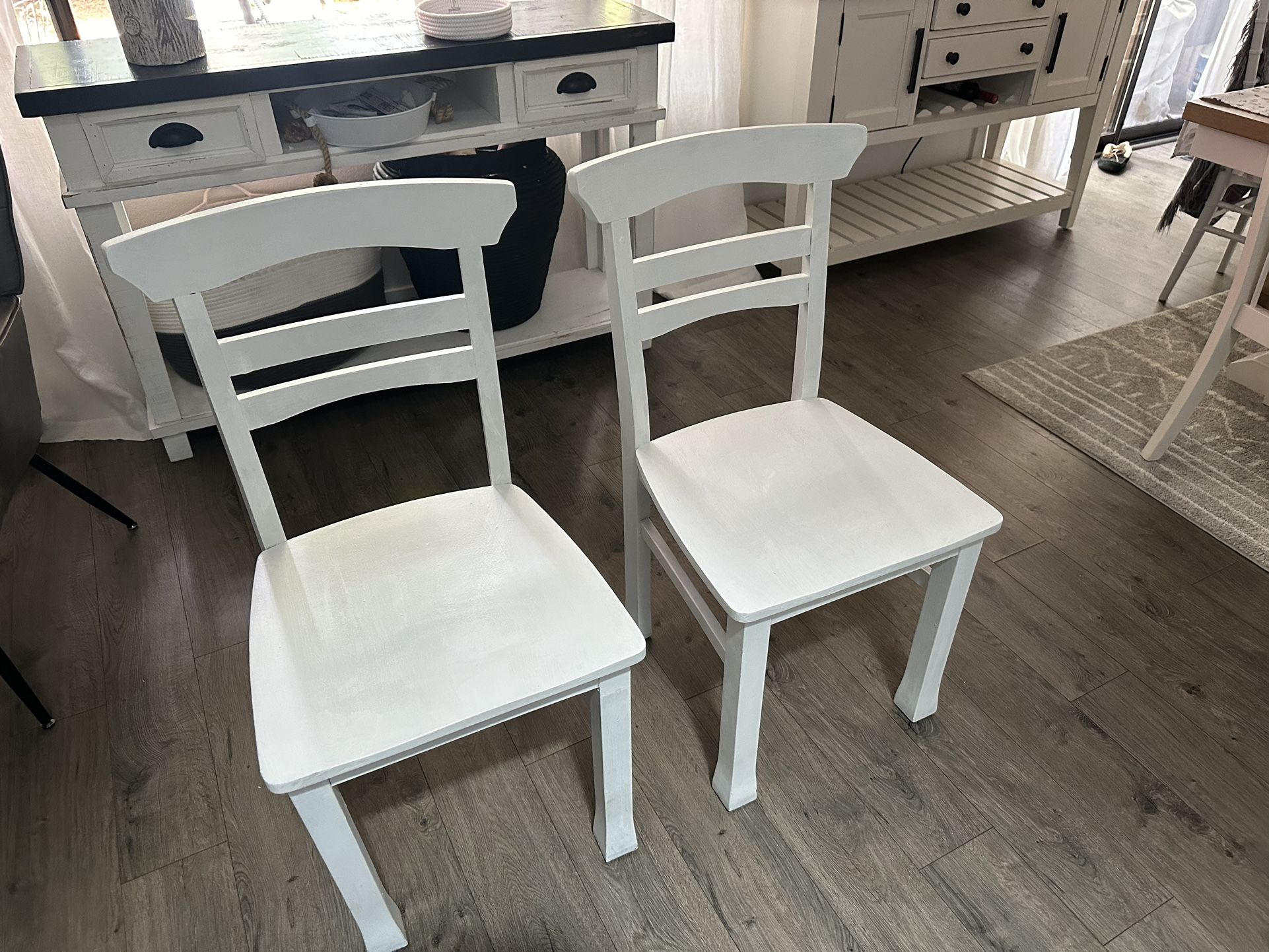 ๐ธSHABBY CHIC Farmhouse Wooden Dining Chairs