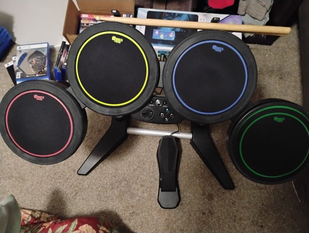 Complete Drum Set For Ps5/Ps4/Ps3