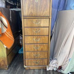 Mid-century Groovy 70’s Tall Lingerie Dresser