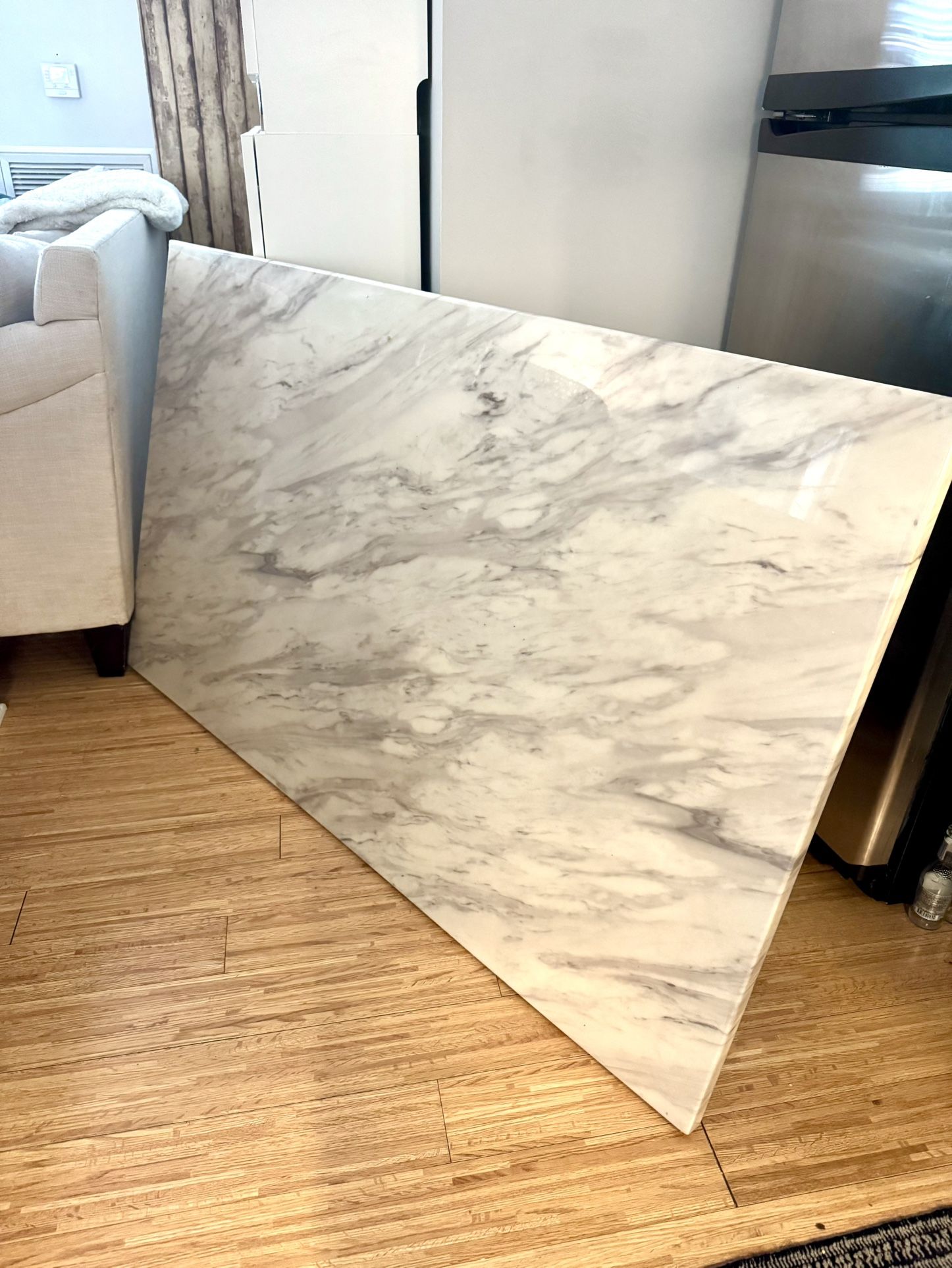 (Faux) Marble Dining Table