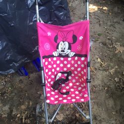 Nice Minnie mouse baby stroller only $10 firm