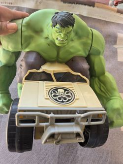 Marvel Hulk Figure with Hydra Vehicle Toy