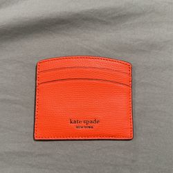 Kate Spade Orange Cardholder 