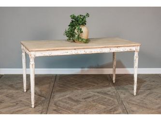 Lady's White Dining Table