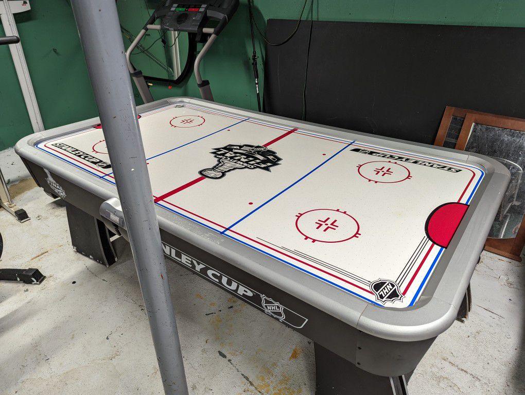 Halex NHL Stanley Cup Air Hockey Table with Ping-Pong Top

