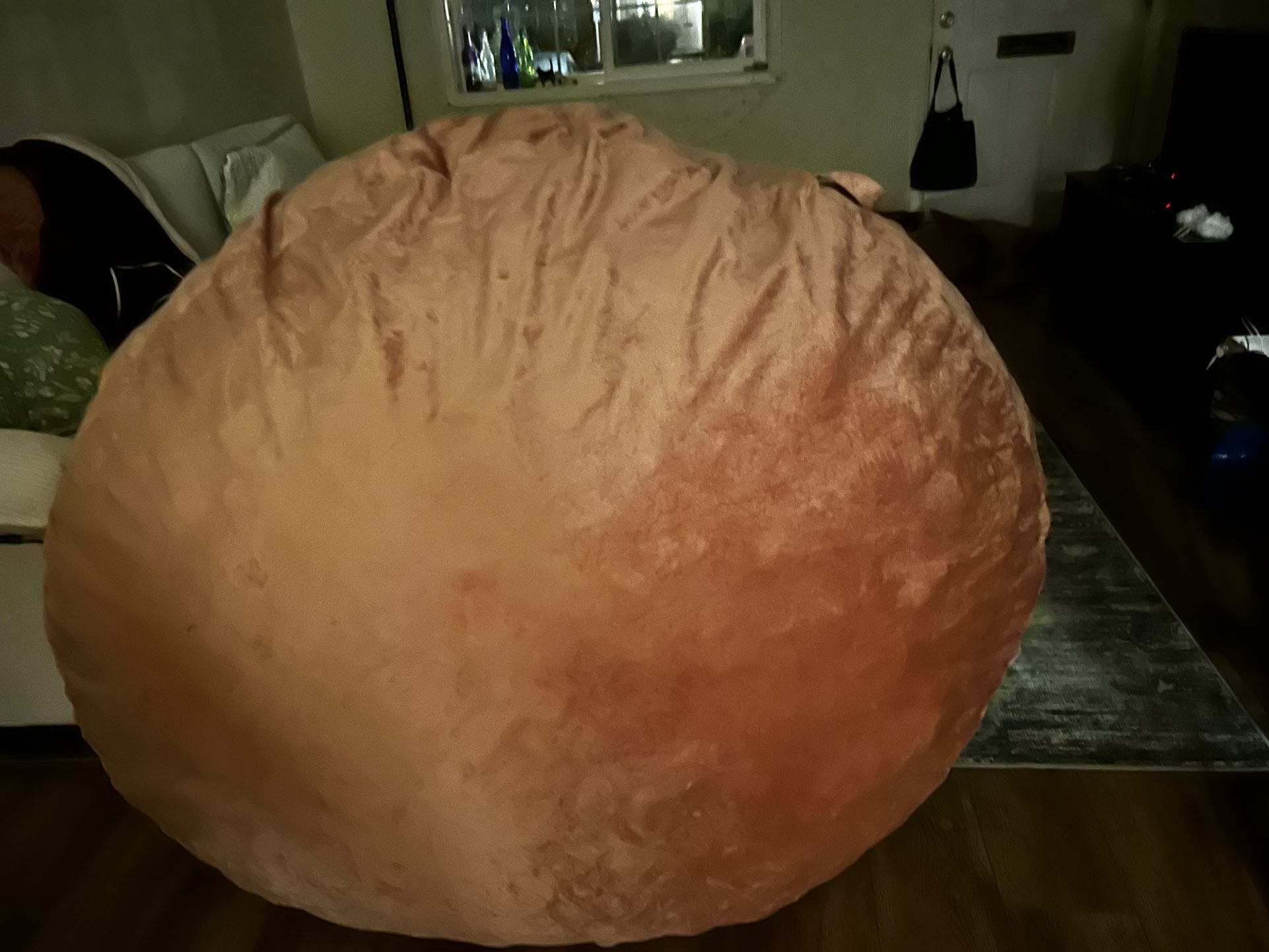 Giant bean bag memory foam