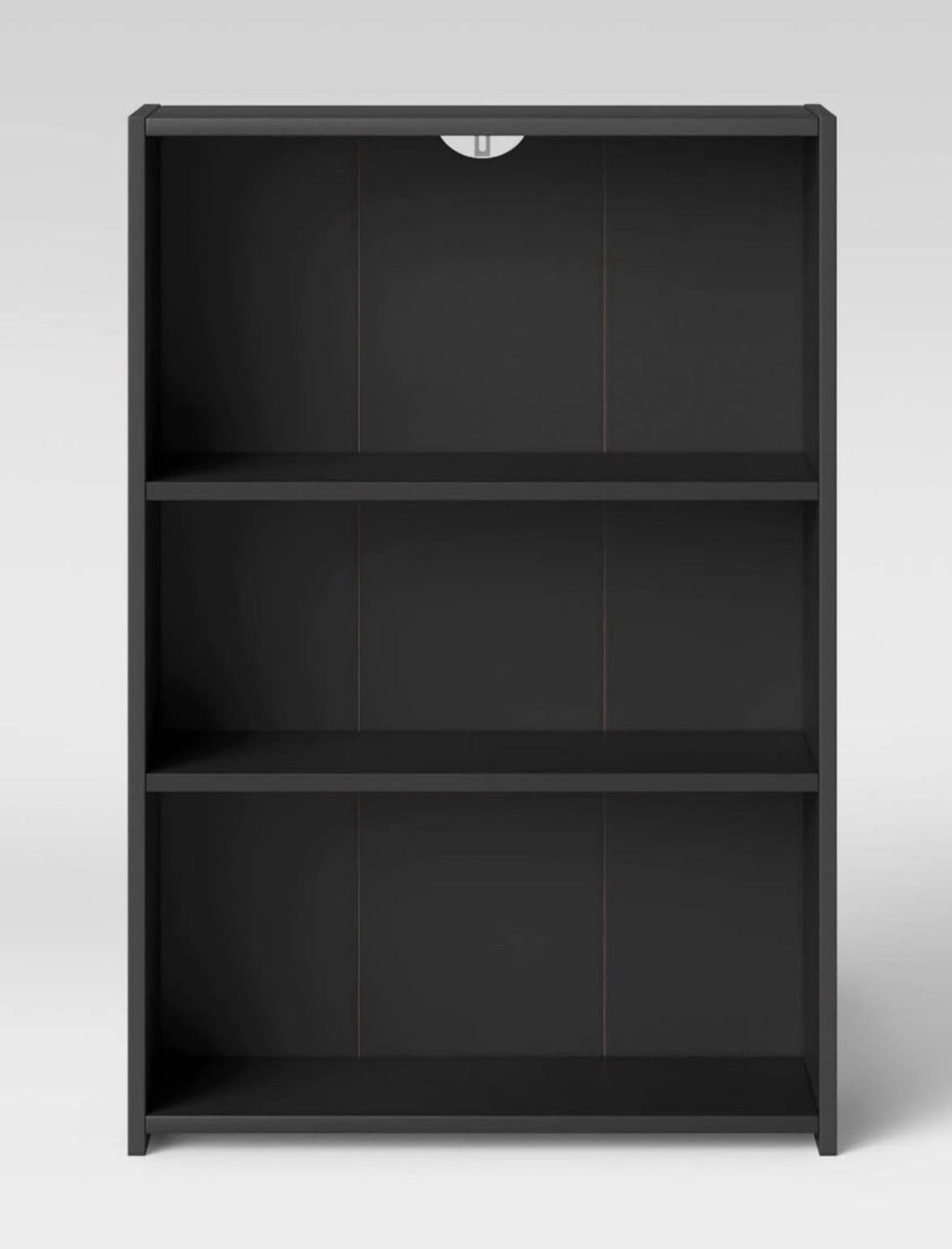 Black Target Bookcases (Set of 2)