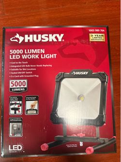 Husky 5000 Lumens LED Rechargeable Work Light