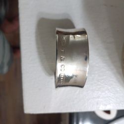 2001 Tiffany & Company Wide Cuff 1837.925 Silver