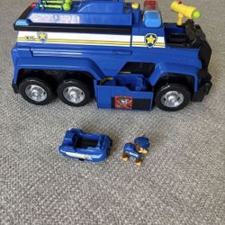 Paw Patrol Chase 5-in-1 Ultimate Cruiser Ages 3+ Toy Car Truck Bike Race
