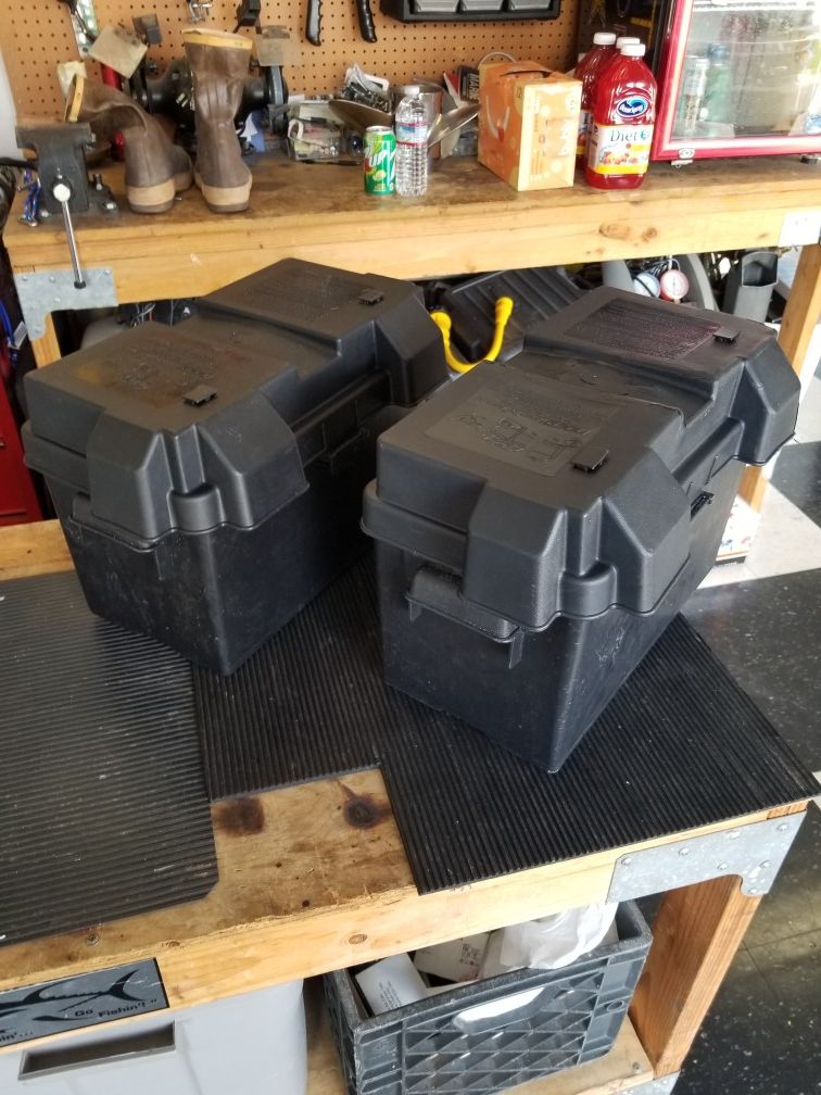 Battery Boxes Group 2431. Used for a short time. for Sale in Santee