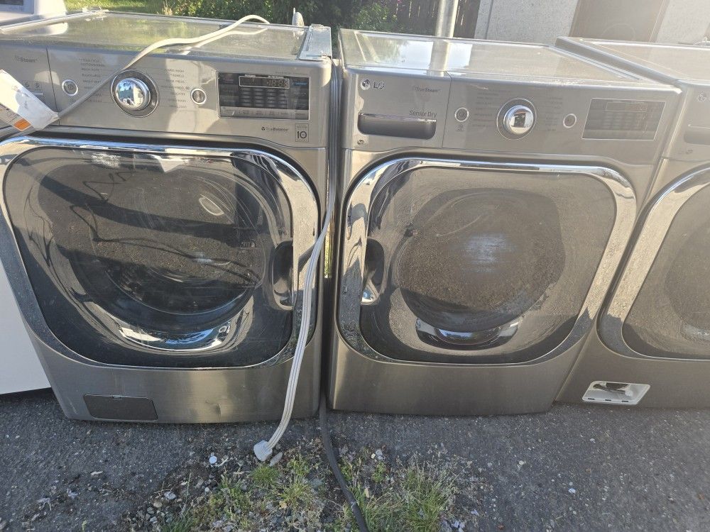 Lg Stackable Washer And Dryer Set Electric
