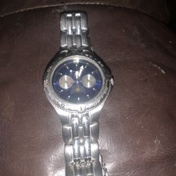 Fossil Blue Moon Phase Mens 42mm Quartz Watch BQ9135 Black Gradient Dial