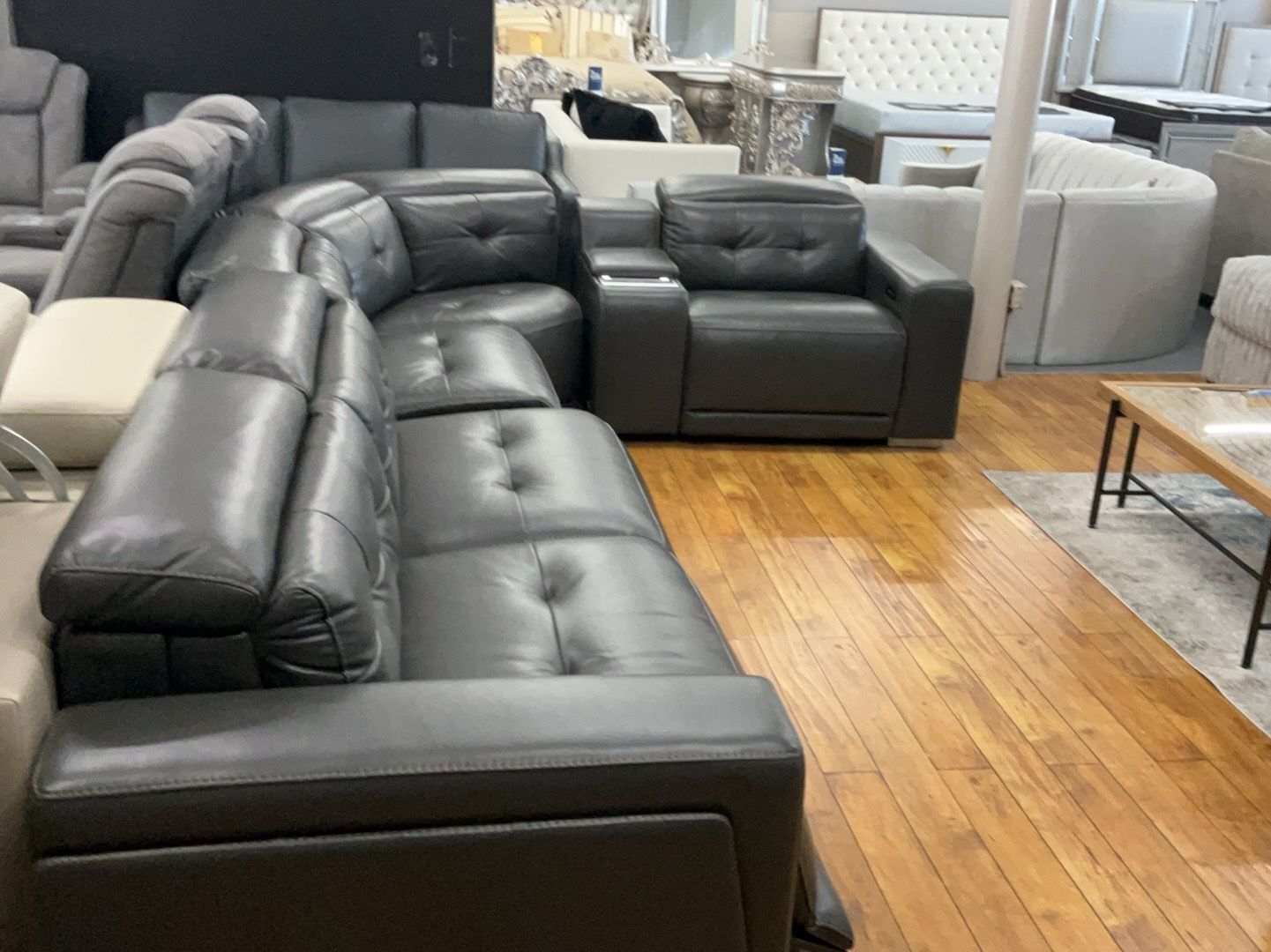 Leather Sectional