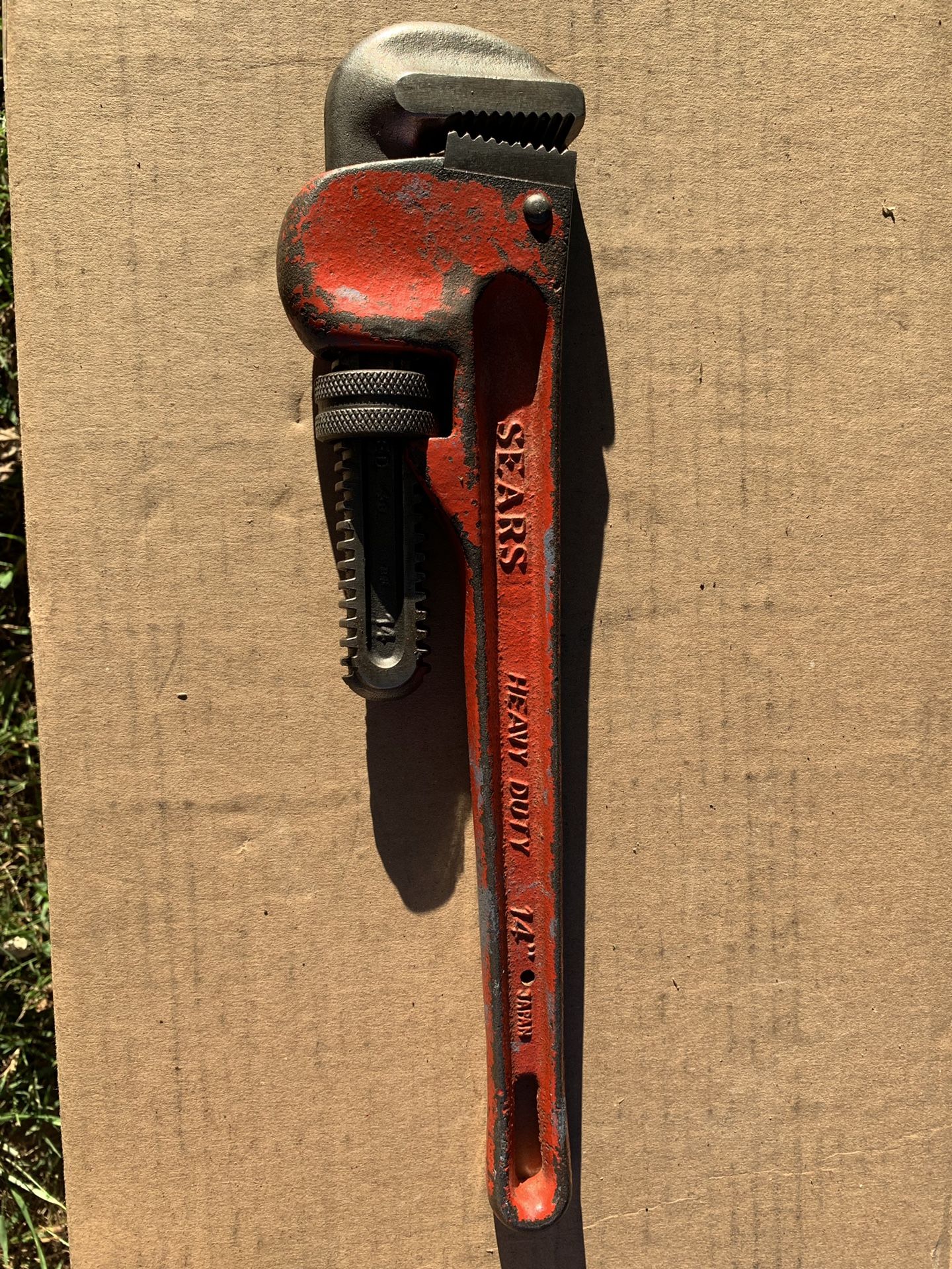 Sears 14” steel pipe wrench
