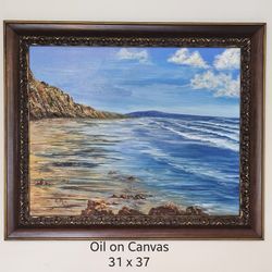 Original Oil Painting, Blacks Beach, San Diego, CA