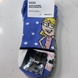 Disney Lizzie McGuire Forever 21 Socks 5 Pairs NEW