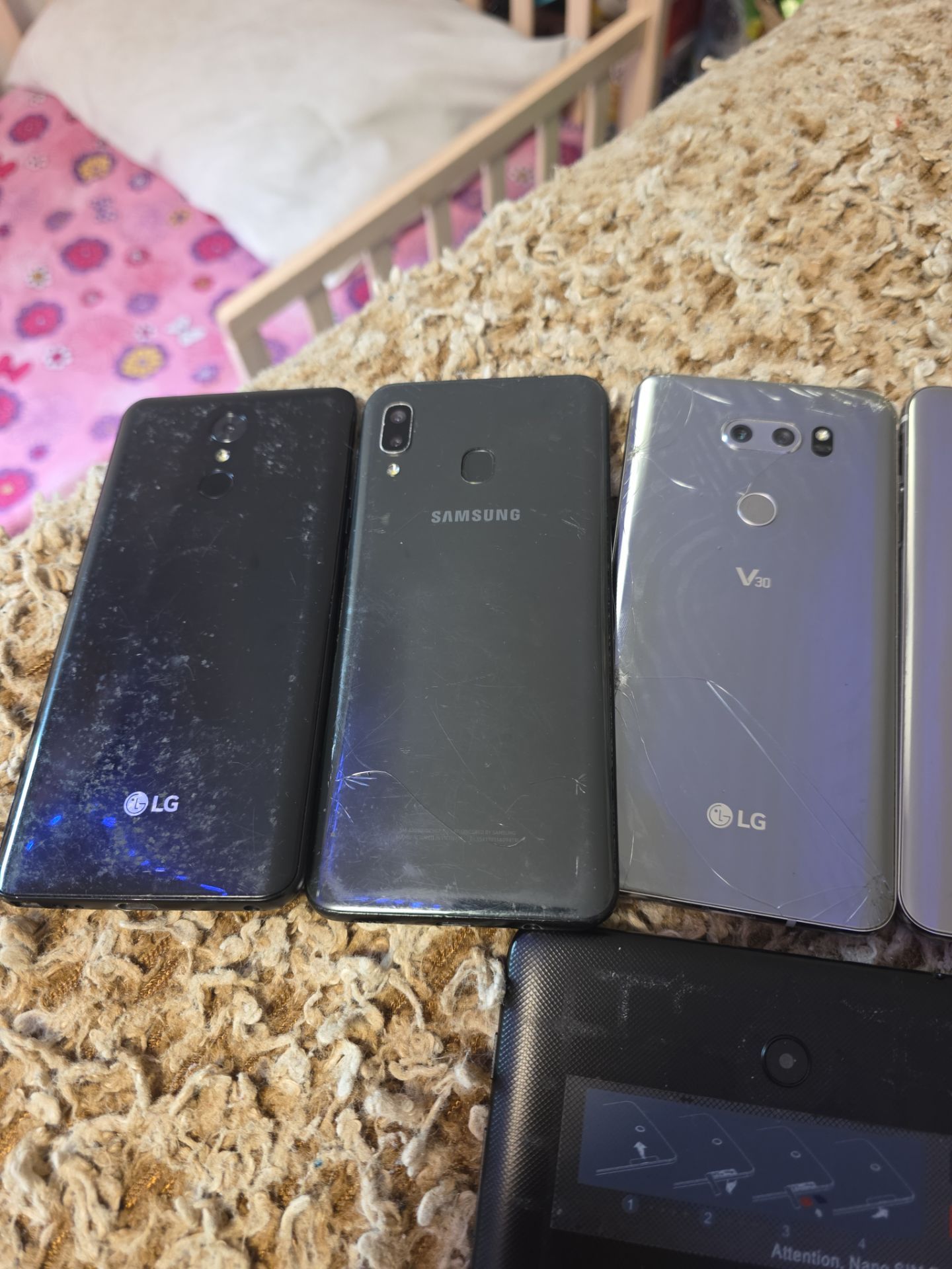 I got phones for parts and tablet the all have cracked screens