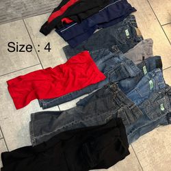 Size 4 Boy Bottoms/pants 