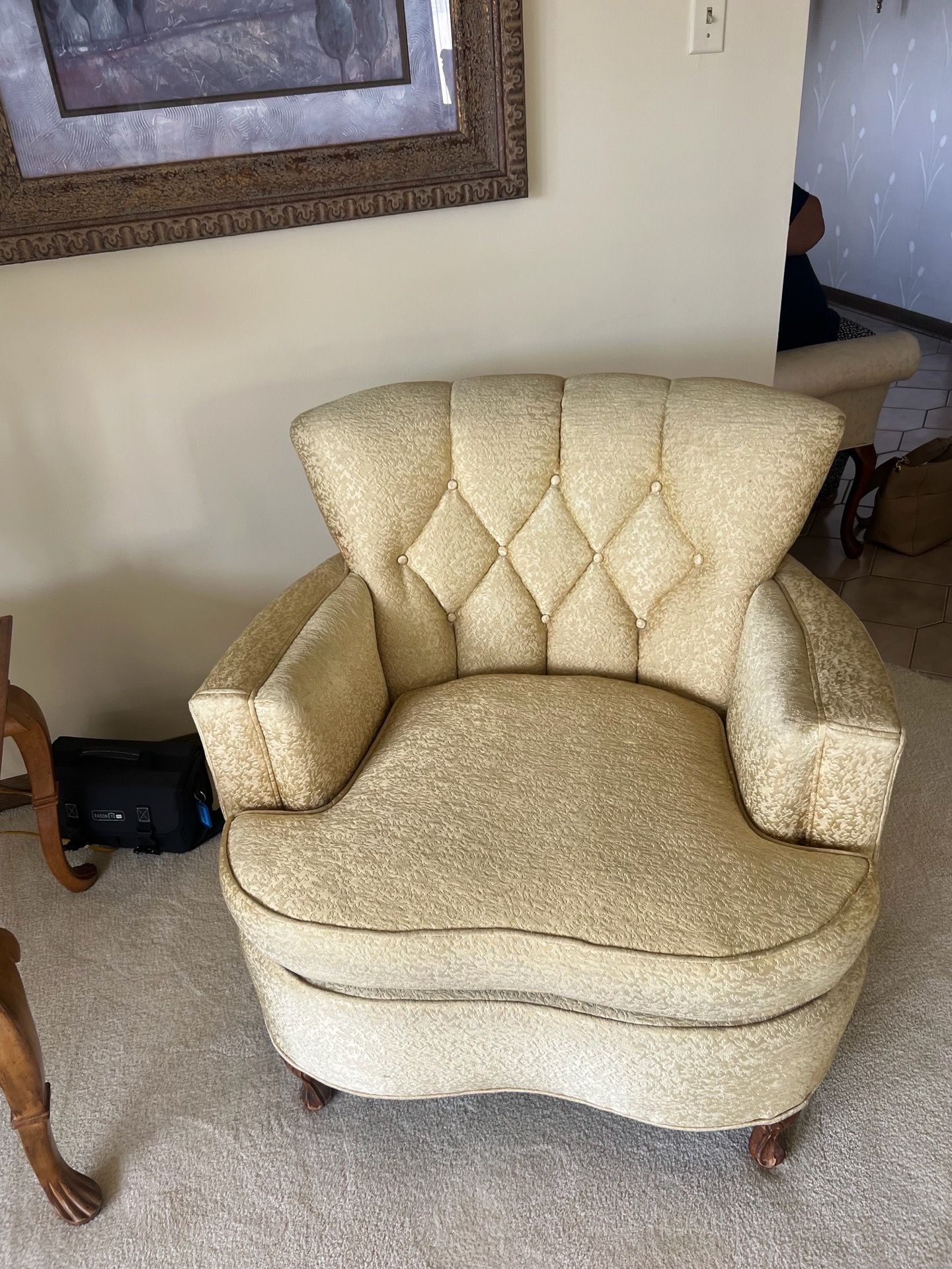 Gold Arm Chairs