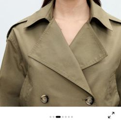 MANGO Cropped Jacket