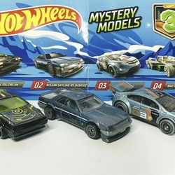  Hot Wheels Mystery Models Series 3 NISSAN SKYLINE,DELOREAN,VOLT Lot Of 3