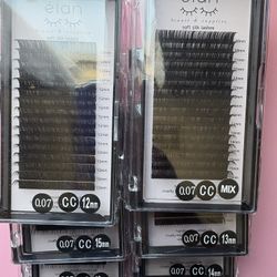 Eyelash Trays/Lashing Supply