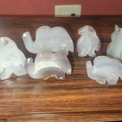 Flower Agate Carvings 