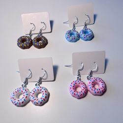 Cute Donut Earrings 
