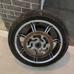 2021 Harley Road King Rear Tire and Rim
