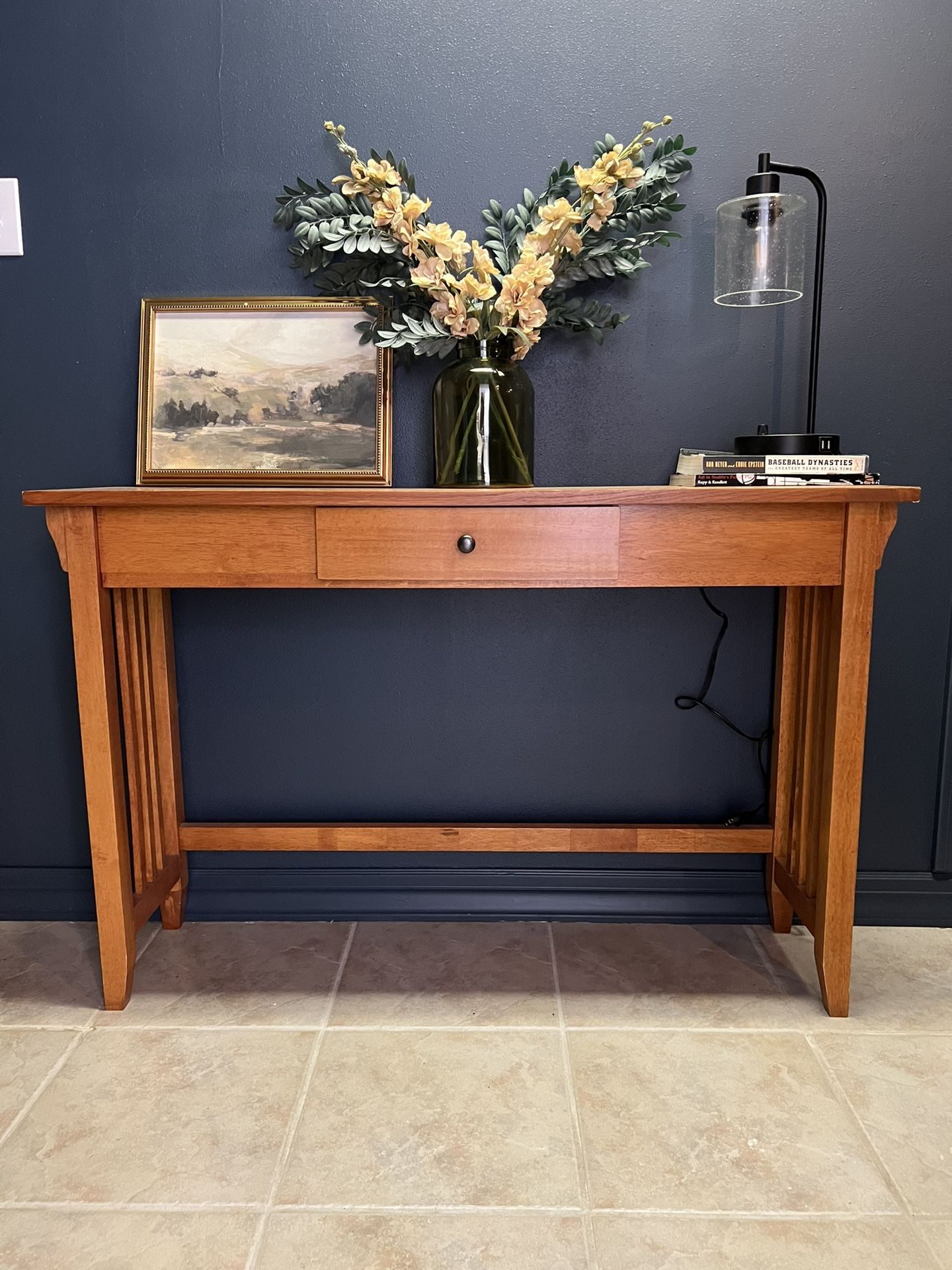 Wood Console Table