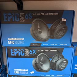 Audio control 6.5’ 4ohm shallow door speakers $100 each pair