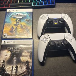 Ps5 Controllers & Games 