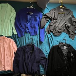 9 small women blacker jackets