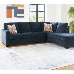 Brand New Ashley Slate Blue Sectional 