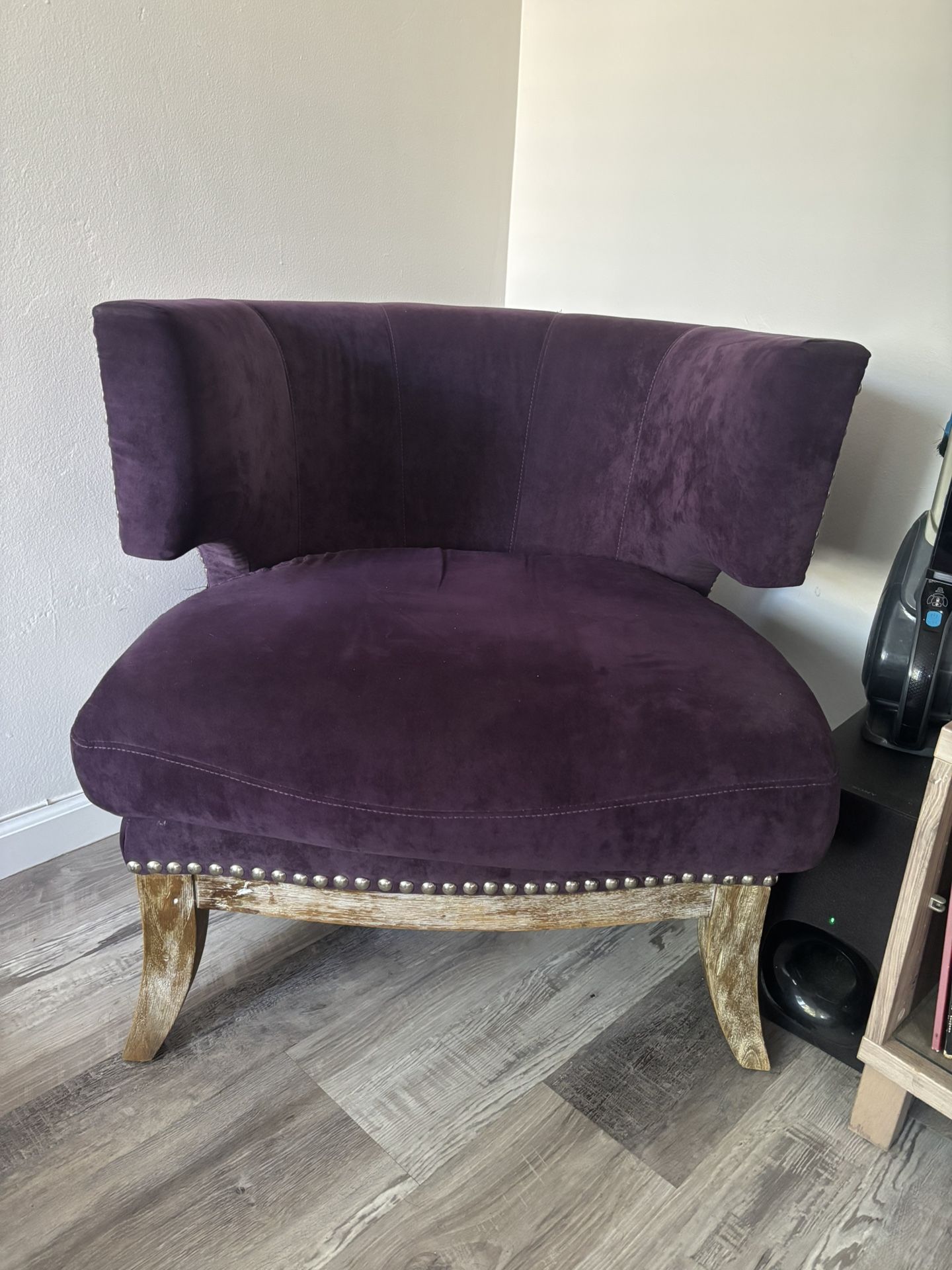 Purple Accent Chair