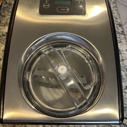 Cuisinart ICE-100 1.5-Quart Ice Cream and Gelato Maker Silver Clean!