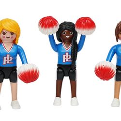 SET IF 3 FOOTBALL CHEERLEADERS (1012) Playmobil New 