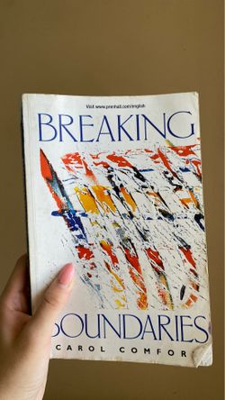 Breaking boundaries by Carol Comfort