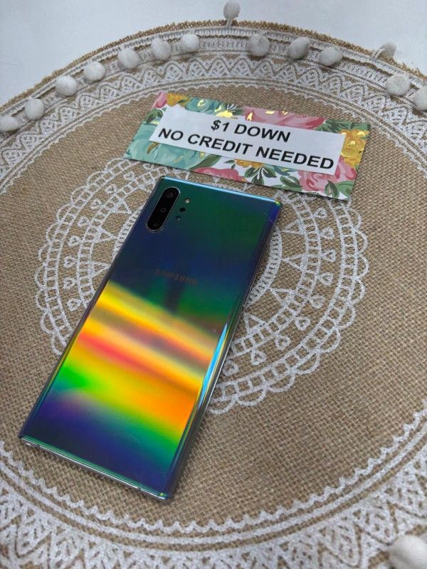 Samsung Galaxy Note 10 Plus - Only $1 Today Pay The Rest Later!